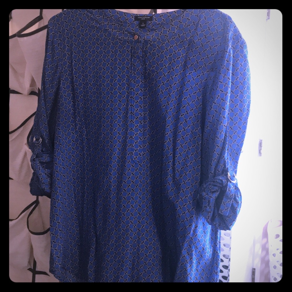 Ann Taylor Blue Blouse